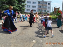 31 мая, ко Дню защиты детей, на площади перед Кощинским СДК прошло театрализованное представление «П - 7